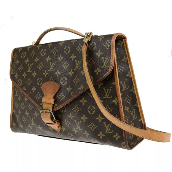 LOUIS VUITTON Beverly 2Way Hand Bag Briefcase Monogram Leather - Picture 11 of 16
